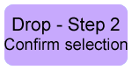 Drop - Confirm selection